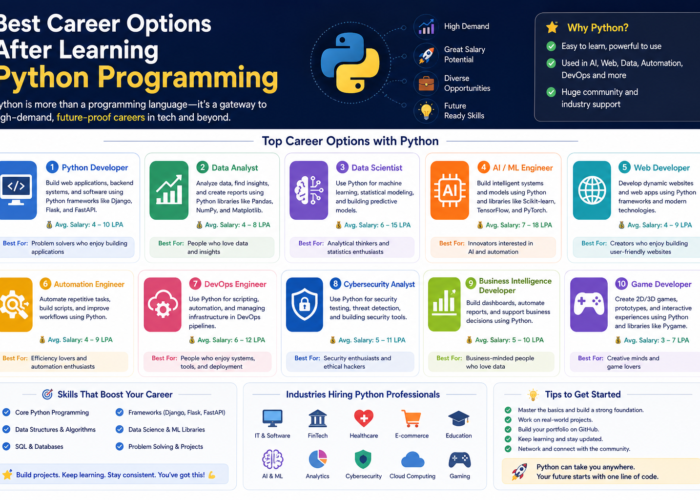 Python career opportunities in AI, Machine Learning, Data Science, and software development
