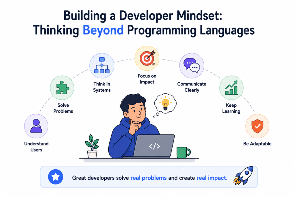 Software developer focusing on problem solving, system design, architecture, and product thinking beyond programming languages