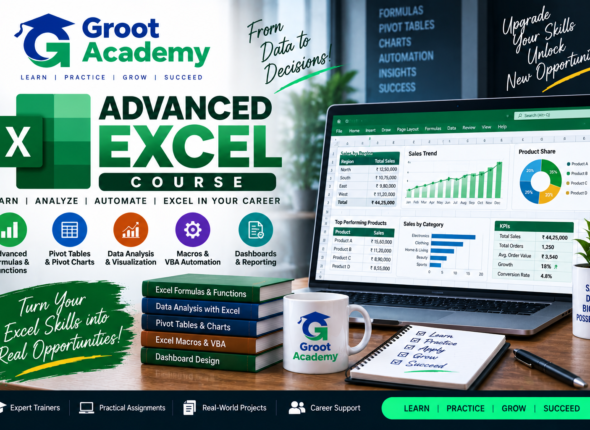 Groot Academy Advanced Excel Course and Data Analysis Training