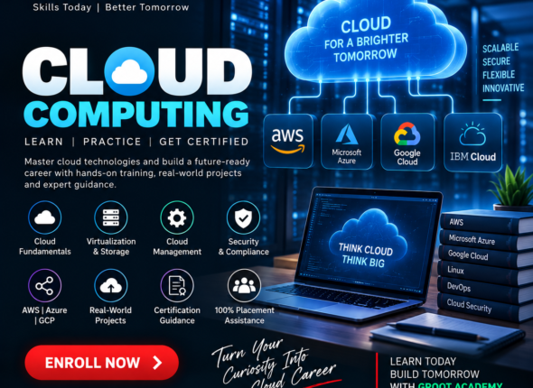 Cloud Computing Course in Jaipur – AWS Azure Google Cloud Training at Groot Academy