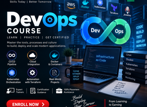 DevOps Course in Jaipur – AWS Docker Kubernetes Jenkins Terraform Training at Groot Academy